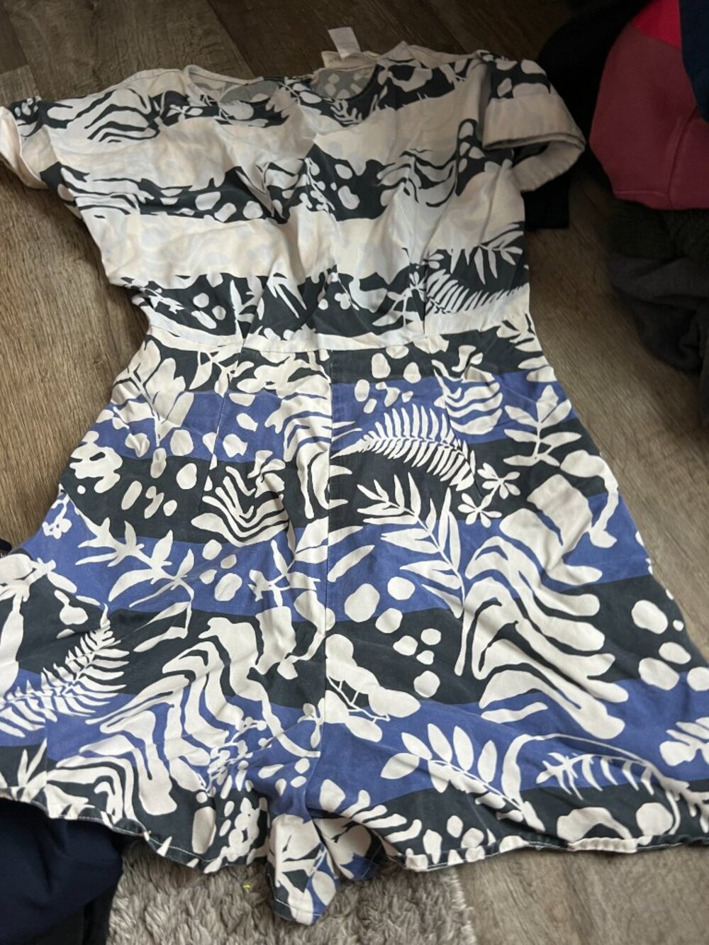 Mara Hoffman Verbena Cuffed Romper size 2 - Picture 2 of 13